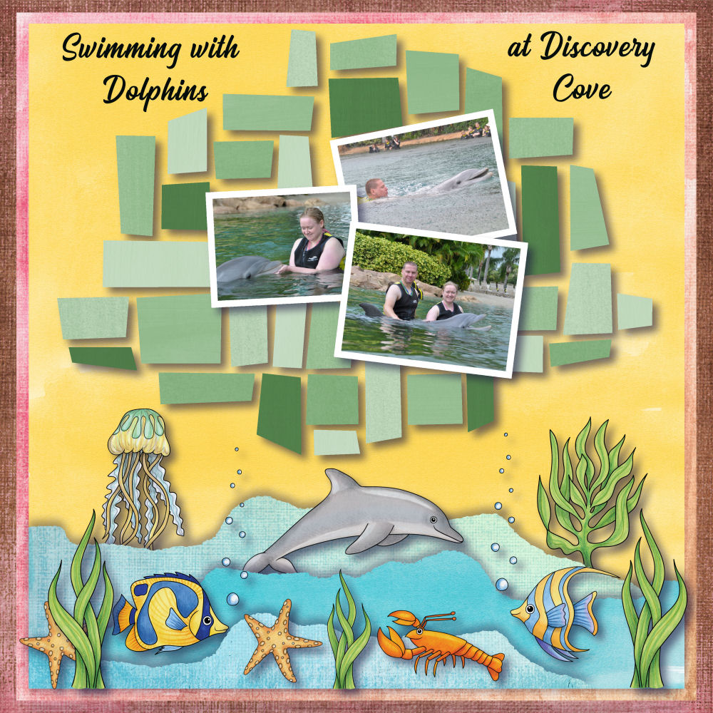 Swimming with Dolphins by twizzle Swimming with Dolphins